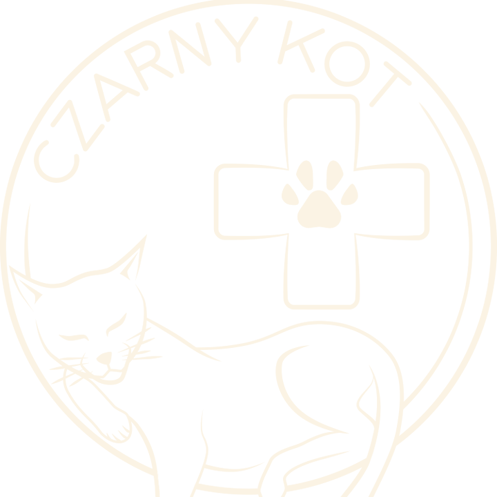 Logo przychodni weterynaryjnej Czarny Kot